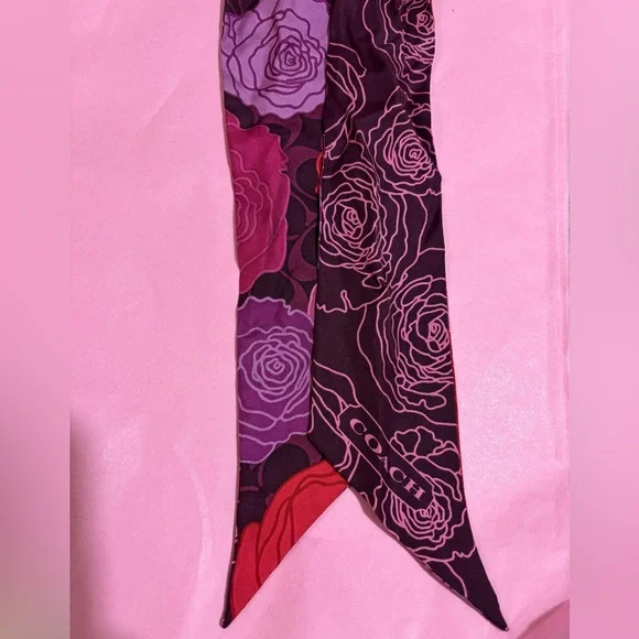 Coach Park Quilted Color Block Carrie tote handbag Pink Navy Burgundy leather - Picture 16 of 16